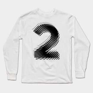 blurred 2 in black Long Sleeve T-Shirt